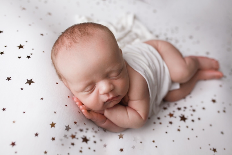 Austin baby photo with stars